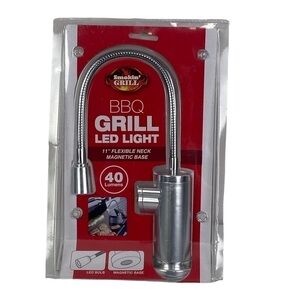 Smokin' Grill LED Light 11" Flexible Goose Neck Magnetic Base 40 Lumens NEW